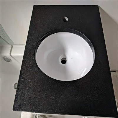 product-400-400 Black Granite Bathroom Vanity Top